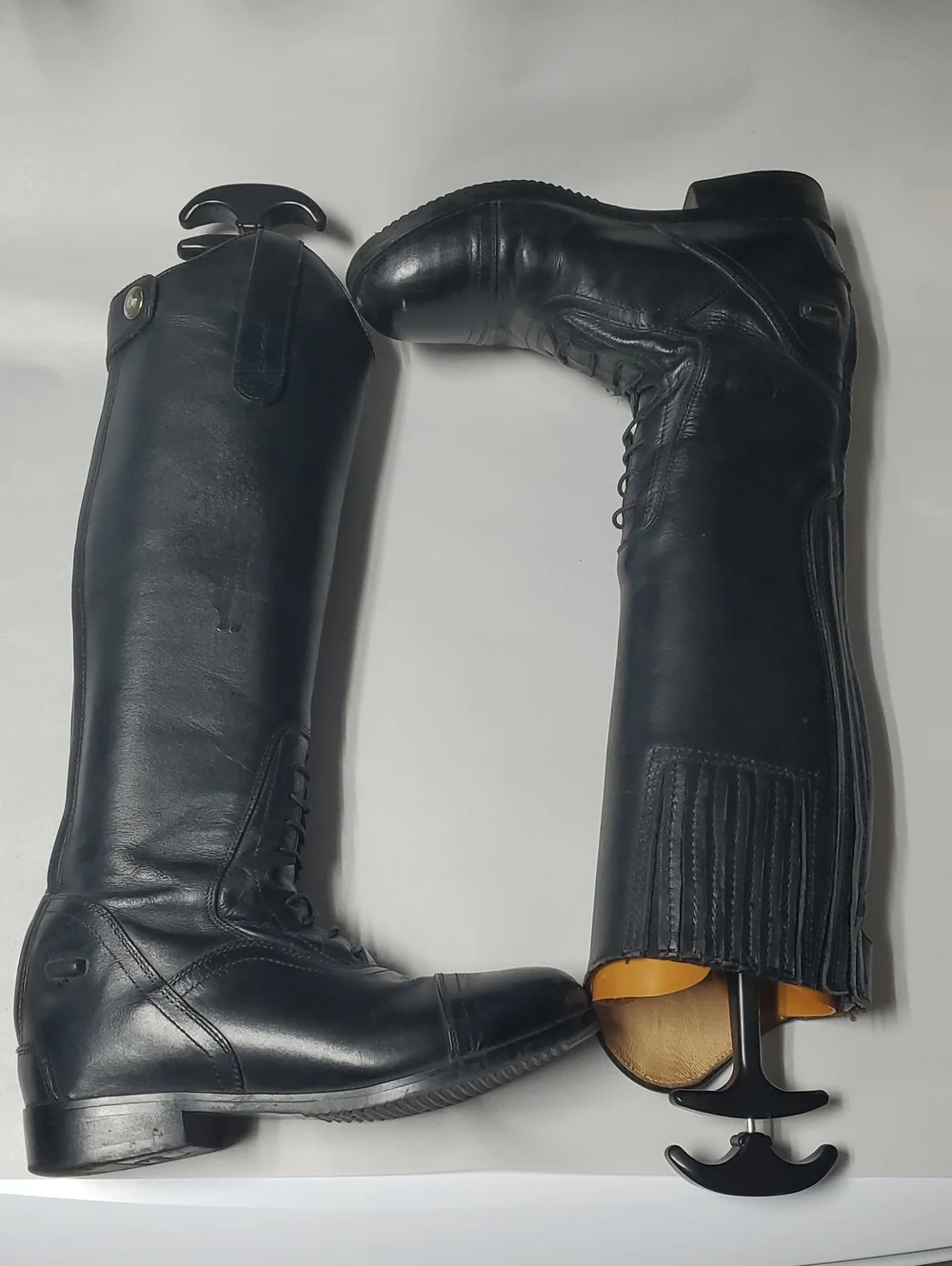 Ovation Flex Sport Field Boots Black Size 4 Youth Regular Tall Riding Boots